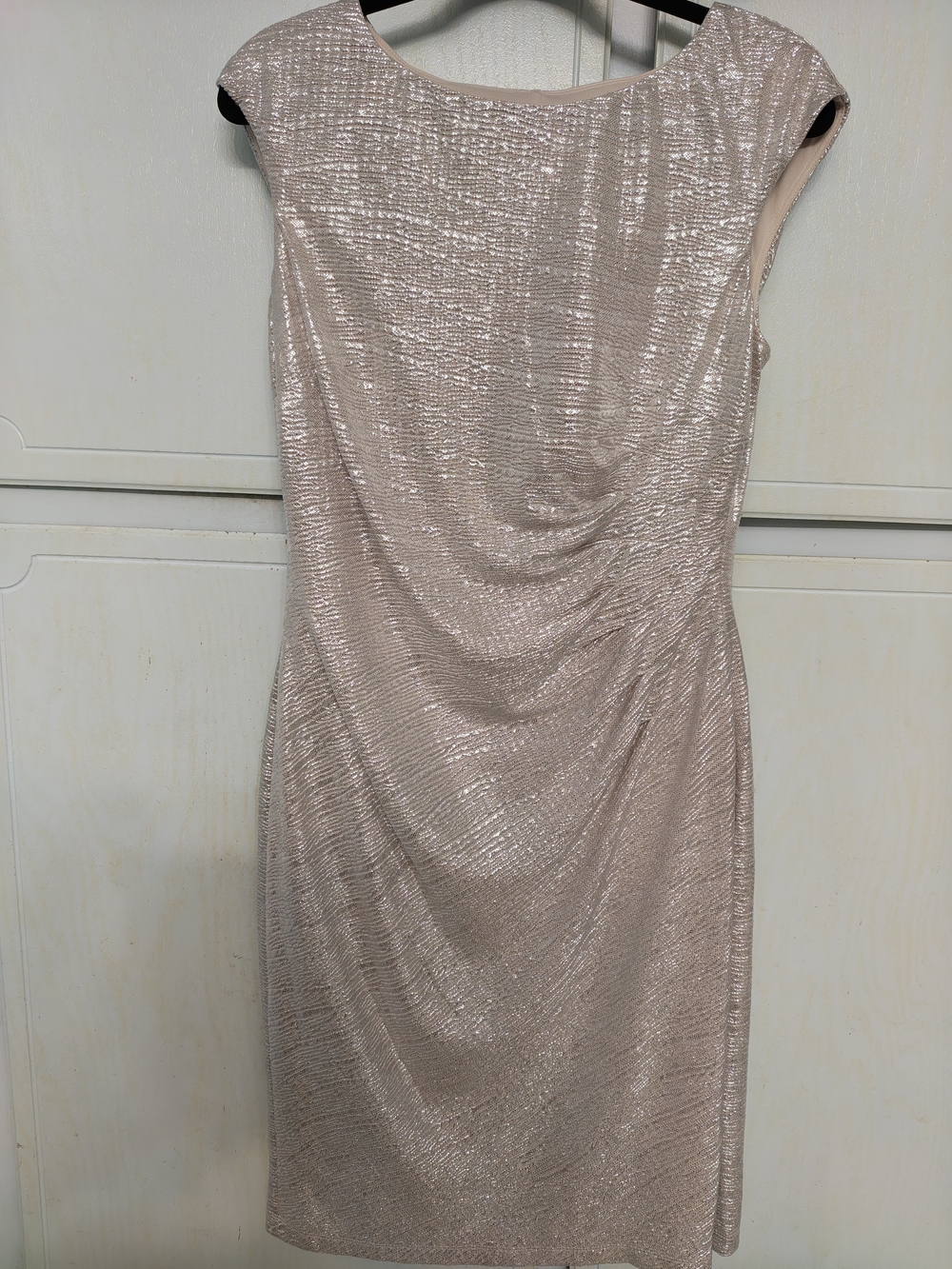 Anne Klein Rose Gold Sheath Dress